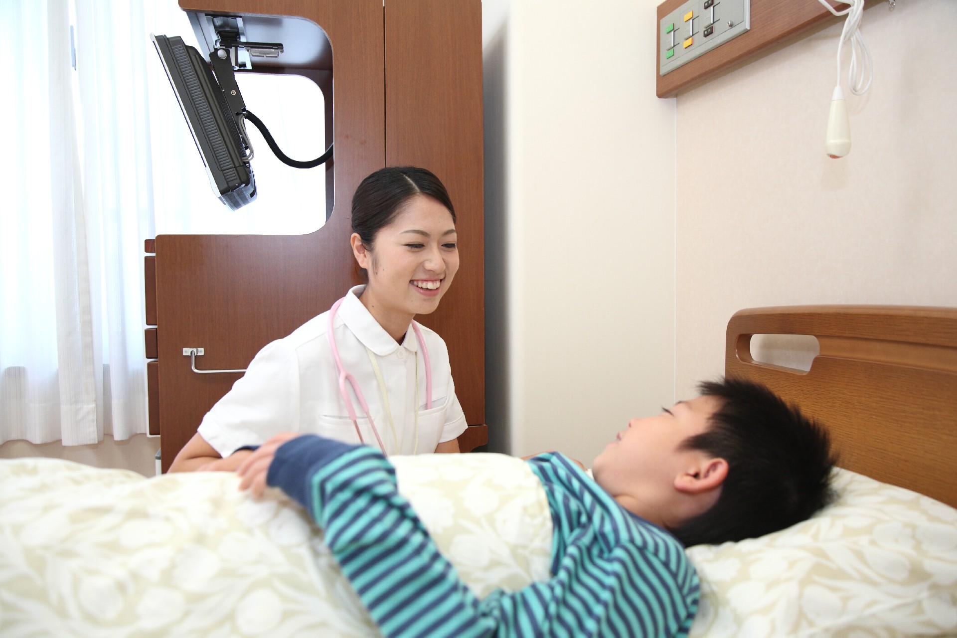 入院中